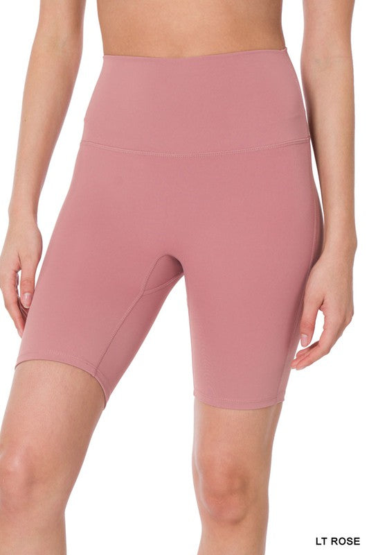 Athletic High Rise Bike Shorts: Small-XL