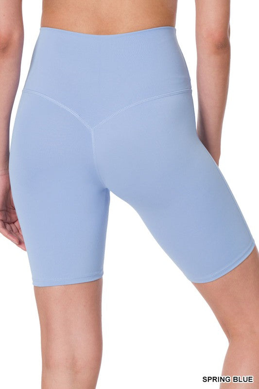 Athletic High Rise Bike Shorts: Small-XL