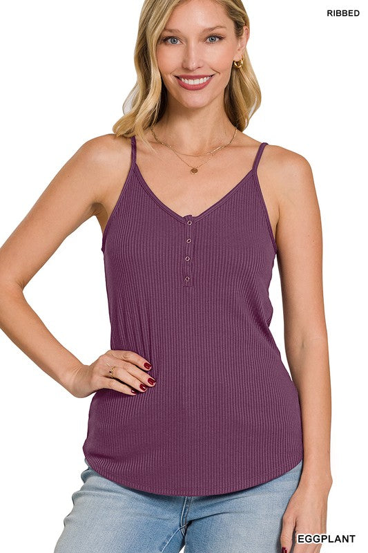 Button Cami Top: Small-Large