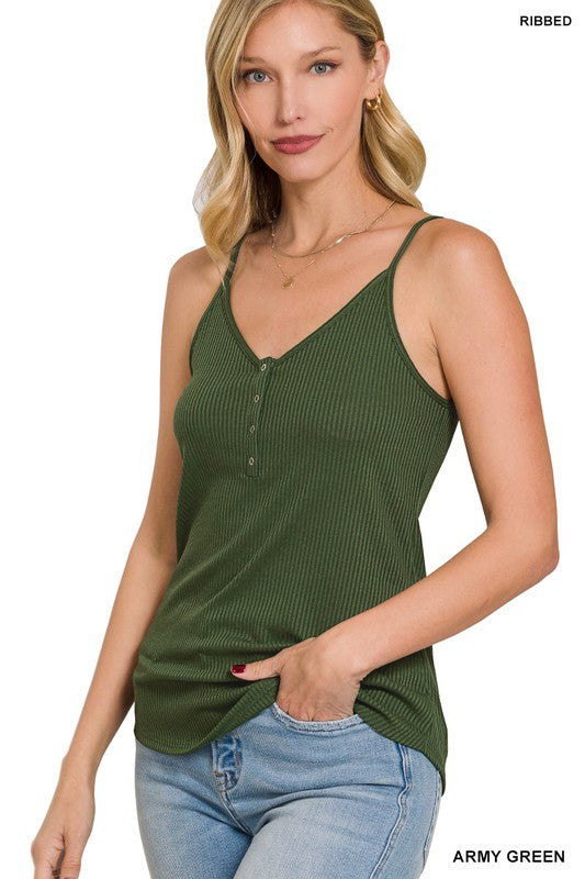 Button Cami Top: Small-Large