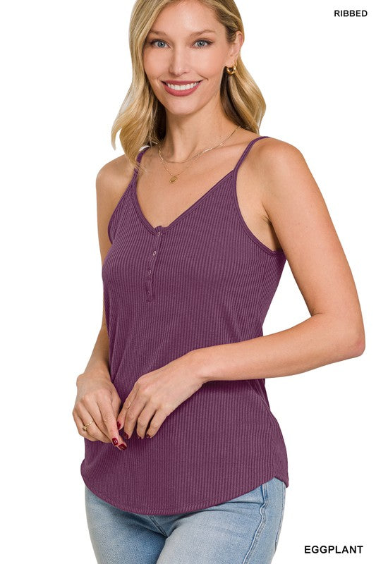 Button Cami Top: Small-Large