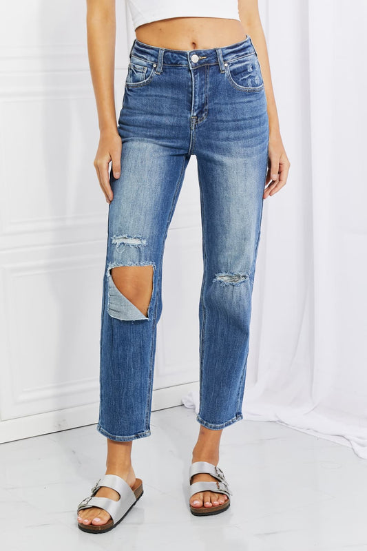 RISEN Emily High Rise Relaxed Jeans
